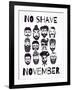 No Shave November Set.-Katja Gerasimova-Framed Art Print