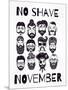 No Shave November Set.-Katja Gerasimova-Mounted Art Print