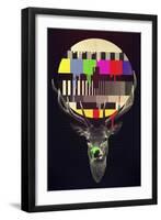 No Signal-Robert Farkas-Framed Giclee Print