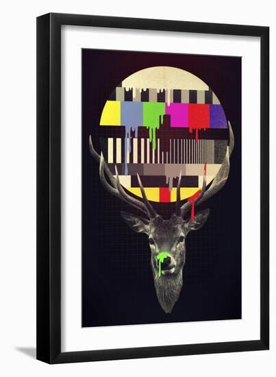 No Signal-Robert Farkas-Framed Giclee Print