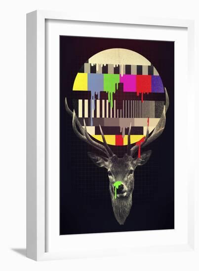 No Signal-Robert Farkas-Framed Giclee Print