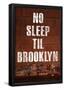 No Sleep Til Brooklyn Music Poster-null-Framed Poster