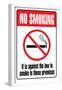 No Smoking Sign Art Print Poster-null-Framed Poster