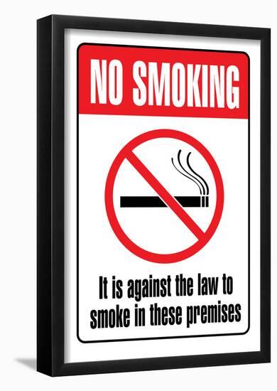 No Smoking Sign-null-Framed Poster