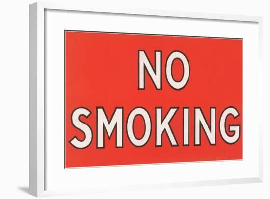 No Smoking Sign-null-Framed Giclee Print