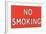 No Smoking Sign-null-Framed Giclee Print