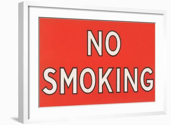 No Smoking Sign-null-Framed Giclee Print