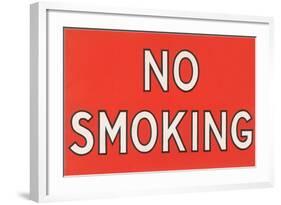 No Smoking Sign-null-Framed Giclee Print