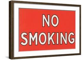 No Smoking Sign-null-Framed Giclee Print