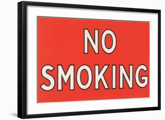 No Smoking Sign-null-Framed Giclee Print