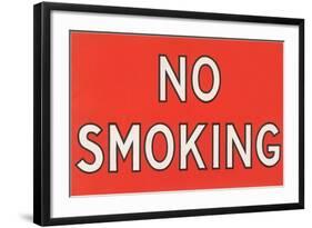 No Smoking Sign-null-Framed Giclee Print