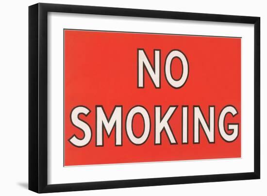 No Smoking Sign-null-Framed Giclee Print