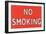 No Smoking Sign-null-Framed Giclee Print