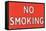 No Smoking Sign-null-Framed Stretched Canvas