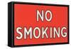No Smoking Sign-null-Framed Stretched Canvas