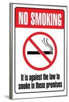 No Smoking-null-Framed Art Print