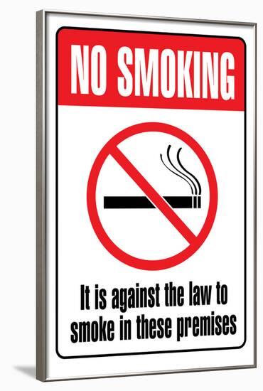 No Smoking-null-Framed Art Print