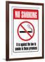 No Smoking-null-Framed Art Print