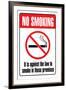 No Smoking-null-Framed Art Print