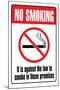 No Smoking-null-Mounted Art Print