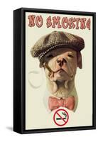 No Smoking-null-Framed Stretched Canvas