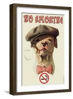 No Smoking-null-Framed Art Print