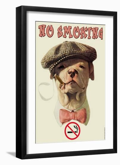 No Smoking-null-Framed Art Print