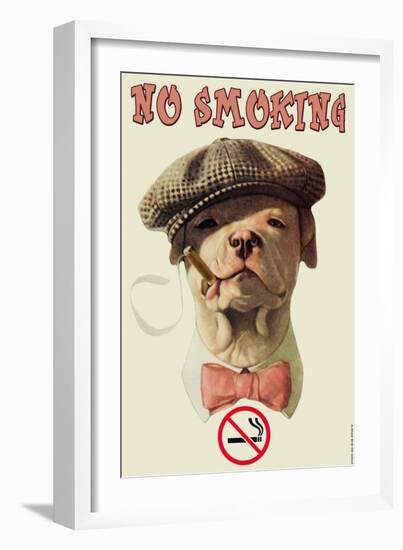 No Smoking-null-Framed Art Print