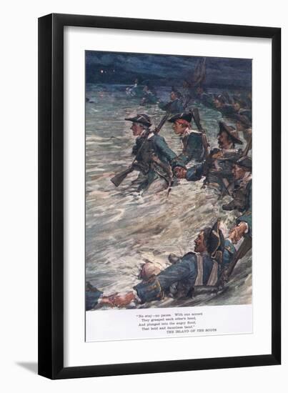 No Stay-No Pause, with One Accord, They Grasped Each Others Hands-William Rainey-Framed Giclee Print