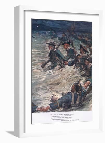 No Stay-No Pause, with One Accord, They Grasped Each Others Hands-William Rainey-Framed Giclee Print