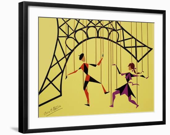 No Strings Attached yellow-Pierre Henri Matisse-Framed Giclee Print