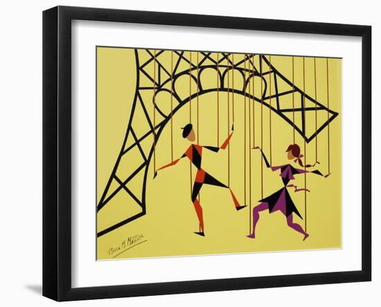 No Strings Attached yellow-Pierre Henri Matisse-Framed Giclee Print