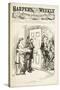 No Surrender; U.S.G., I Am Determined to Enforce Those Regulations, 1872-Thomas Nast-Stretched Canvas