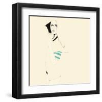 No te desnudes todavÌa-Manuel Rebollo-Framed Art Print