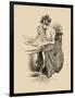 No Time for Politics-Charles Dana Gibson-Framed Art Print