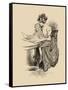 No Time for Politics-Charles Dana Gibson-Framed Stretched Canvas