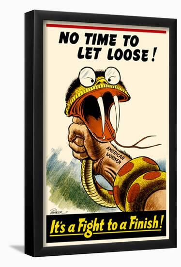No Time to Let Loose-null-Framed Poster