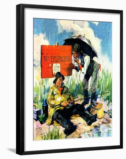 "'No Trespassing',"April 1, 1928-William Meade Prince-Framed Giclee Print