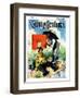 "'No Trespassing'," Country Gentleman Cover, April 1, 1928-William Meade Prince-Framed Giclee Print