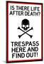 No Trespassing Do Not Enter Sign Poster-null-Mounted Poster