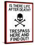 No Trespassing Do Not Enter Sign Poster-null-Stretched Canvas