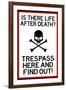 No Trespassing Do Not Enter-null-Framed Art Print