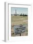 No Trespassing Sign in Field by Factory-null-Framed Photographic Print