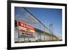 No Trespassing Sign on Fence by the Ambassador Bridge-null-Framed Photographic Print