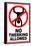 No Twerking Allowed Sign Poster-null-Framed Stretched Canvas