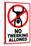 No Twerking Allowed Sign Poster-null-Stretched Canvas