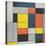 No. VI / Composition No.II-Piet Mondrian-Stretched Canvas