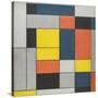 No. VI / Composition No.II-Piet Mondrian-Stretched Canvas