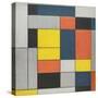 No. VI / Composition No.II-Piet Mondrian-Stretched Canvas