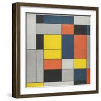 No. VI / Composition No.II-Piet Mondrian-Framed Giclee Print